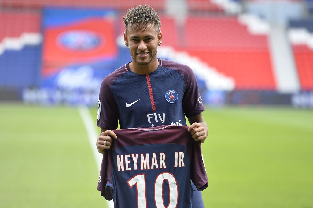 10 - PSG - Neymar Jr.