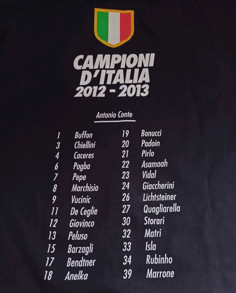 Juventus - Juventus Celebration Shirt Scudetto 2012-2013