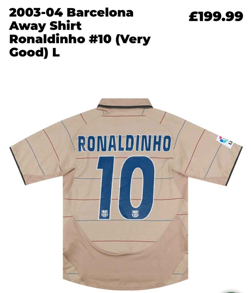 10 - FC Barcelona - Ronaldinho