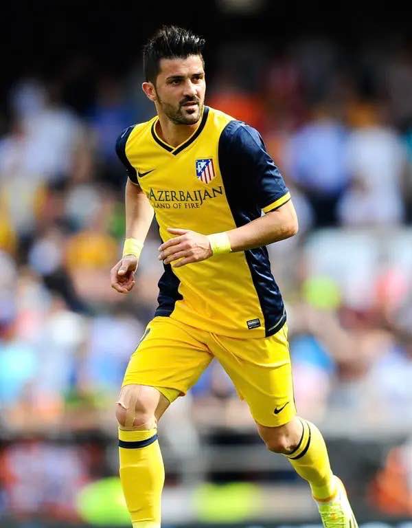 9 - Atlético de Madrid - David Villa
